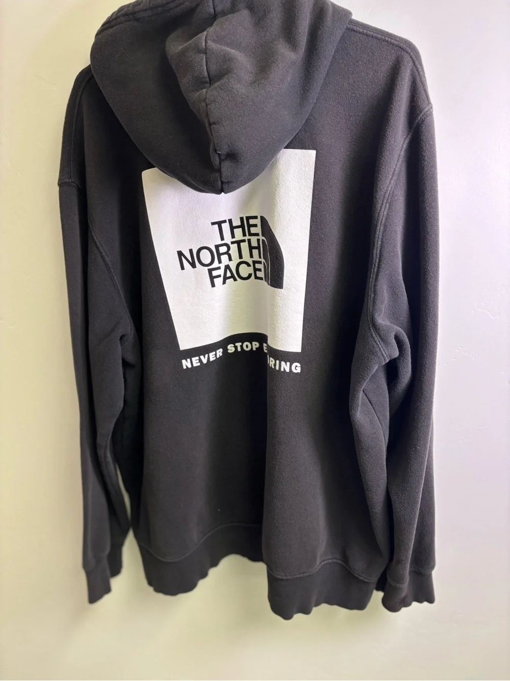 THE NORTH FACE HOODIE  MEN SIZE XXL TTL BLACK GOOD WORK HOODIE WITH FLAWS